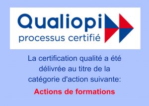 Certification Qualiopi pour les actions de formations du Centre Therapose Formations